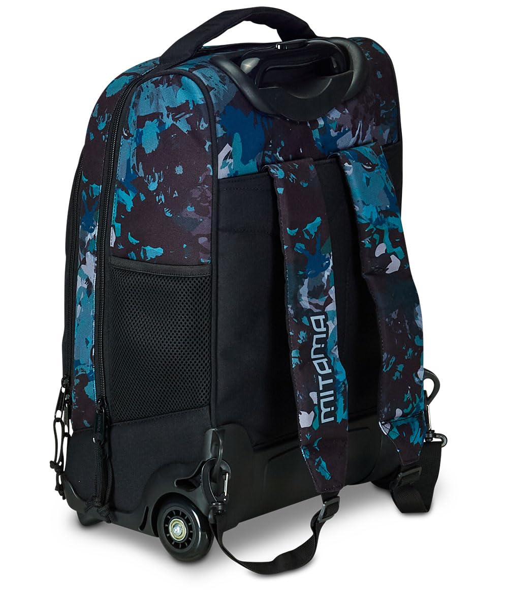 Mitama Trolley DR Scuola Desert Blue,Con Mega Scomparto e Doppia Maniglia, Nero e Blu, Scuola Elementare e Tempo Libero, Bambino Ragazzo