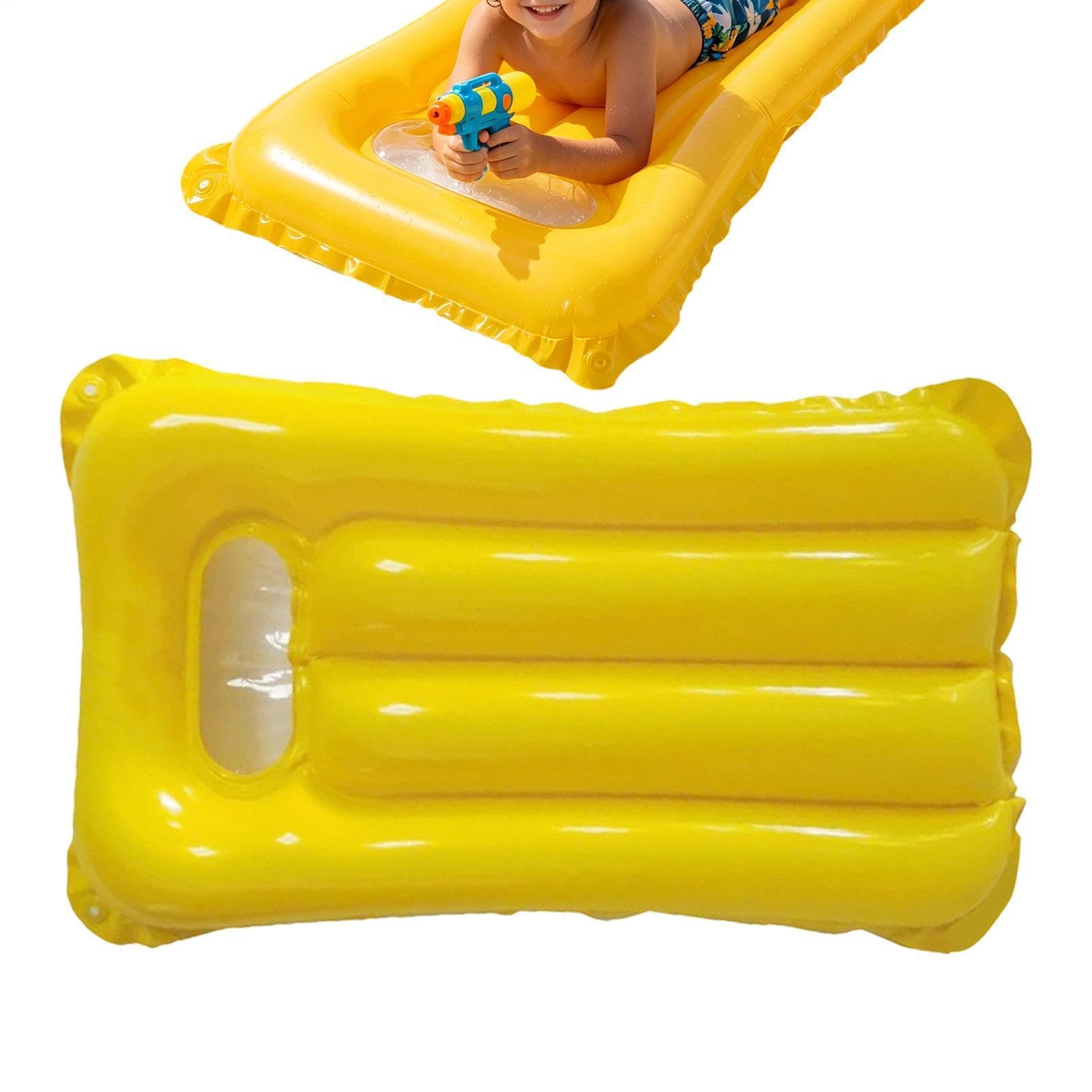 Inflatable Surf Body Board Kids, Pool Float Bodyboard, Blow Up Surf Body Board, for Children Boys Girls Beach Pool Water Park Summer Camp Vacation Travel Party