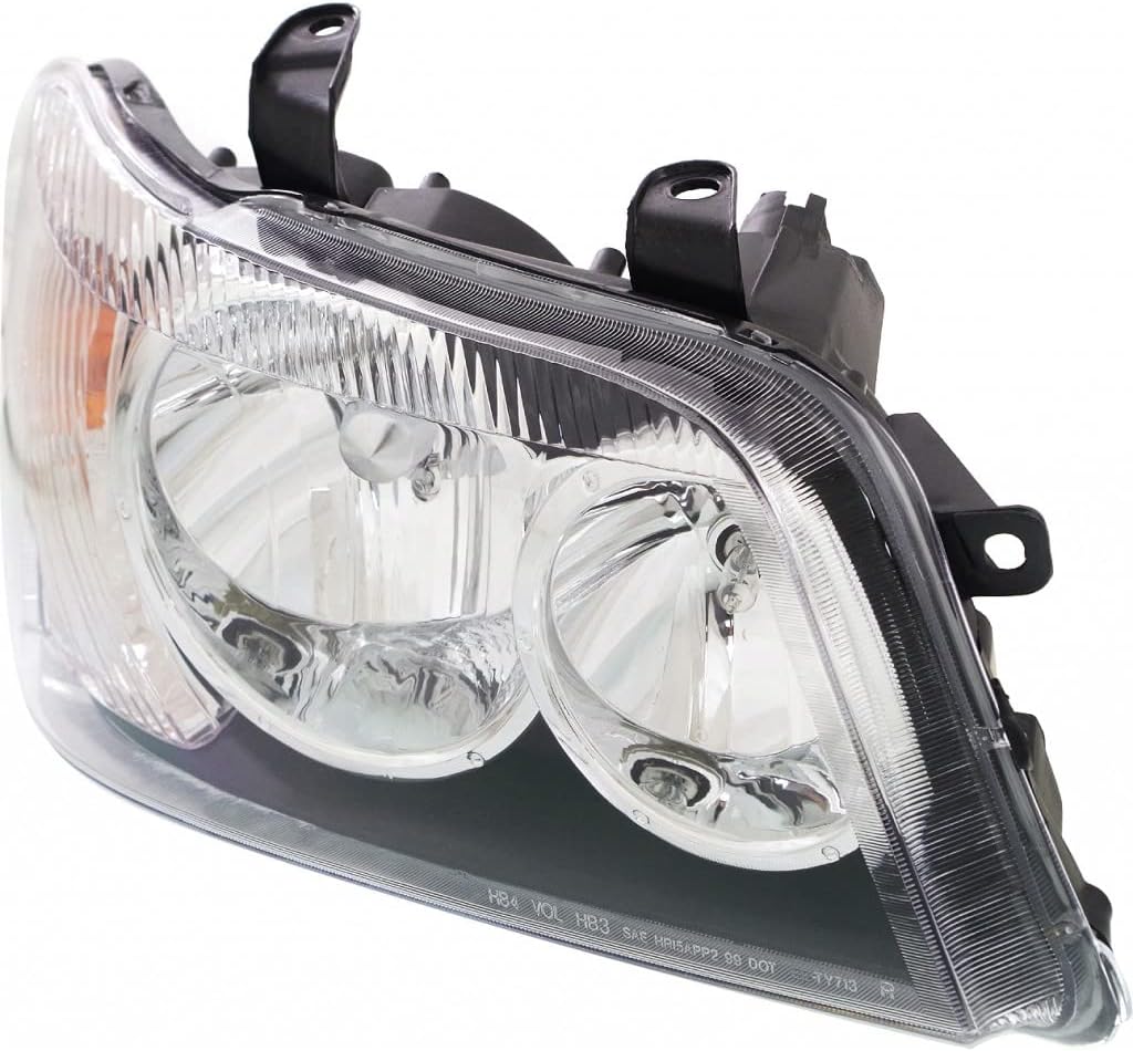 KarParts360 For 2001 2002 2003 Toyota Highlander Headlight Assembly Passenger Side w/Bulbs For TO2503141
