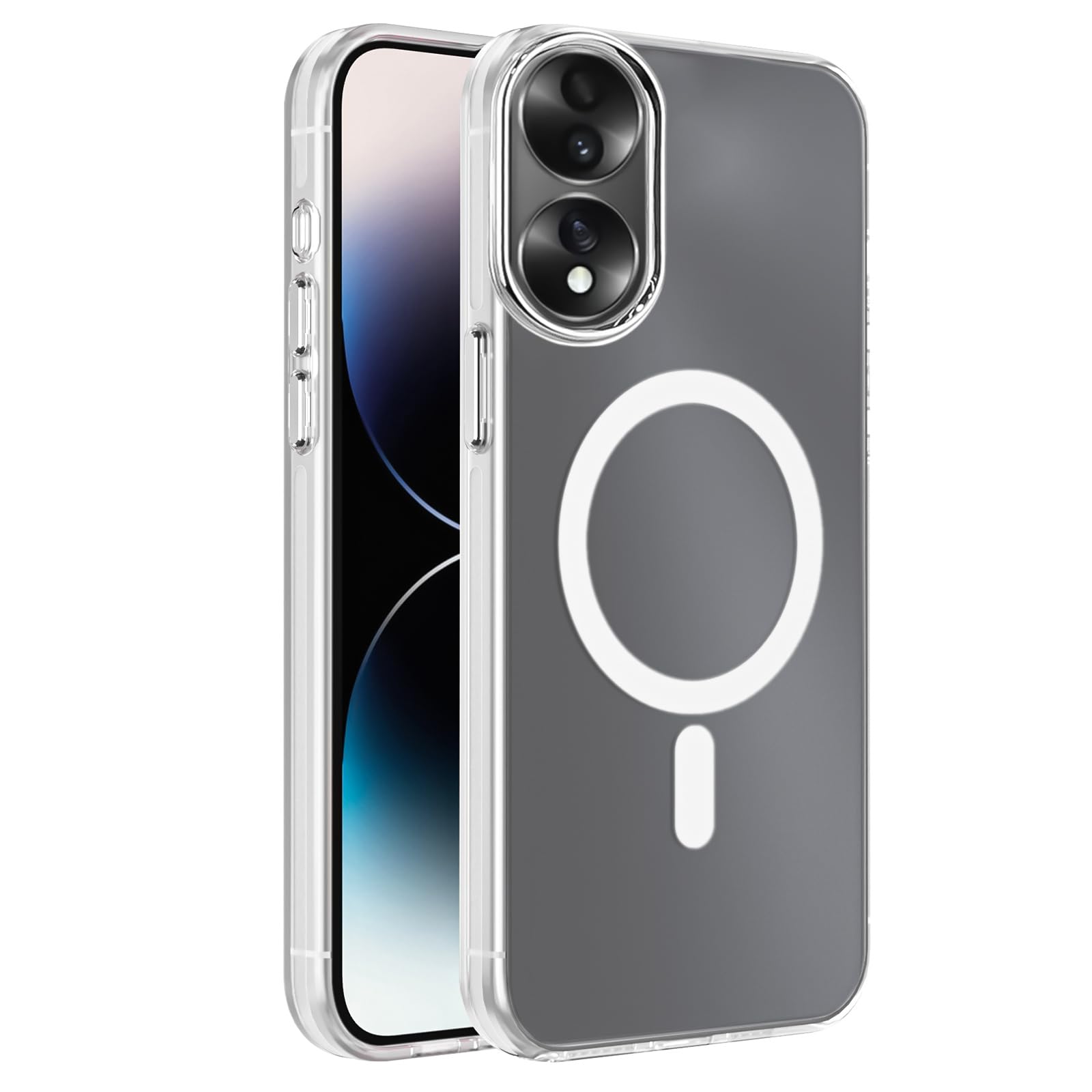 Dl3 Mobilak Case For Honor 90 5G Case Crystal Clear [Not Compatible with MagSafe] Soft TPU Gel Case Flexible Silicone Anti-Scratch Transparent TPU Cover - Clear
