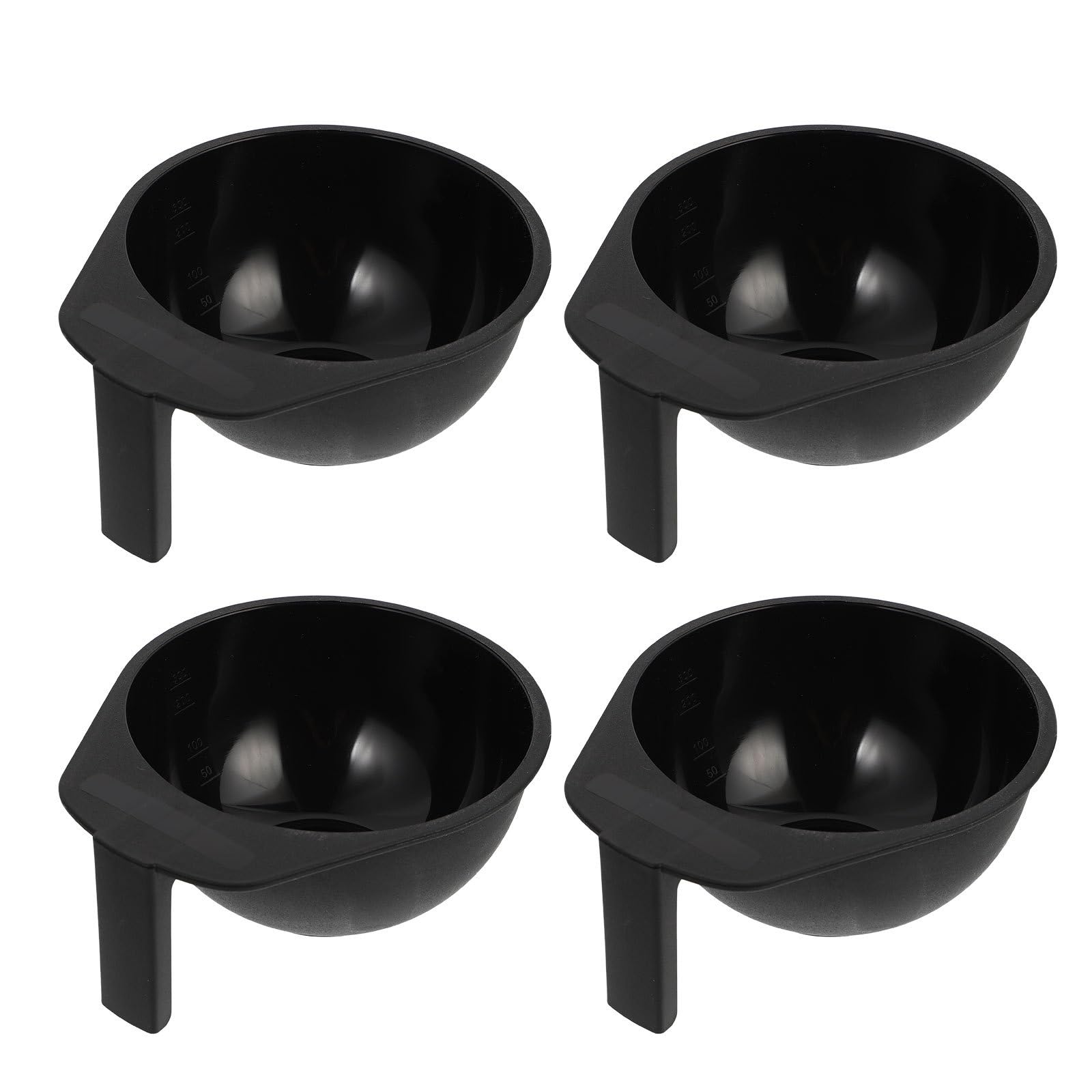 Lurrose Hair Dye Bowls, 4Pcs Color Mixing Bowls for Hairstylist