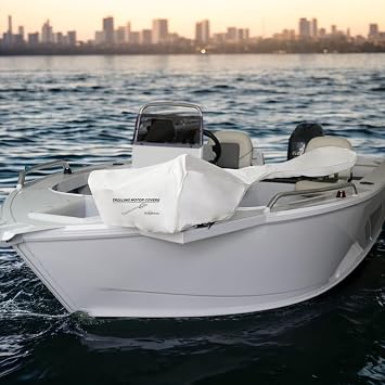 Oceansouth Custom trolling Motor Cover Designed for MINN KOTA (Cover Compatible with Riptide Terrova, 72, Gray)(is Compatible with Models from 2007-2016 & 2024)