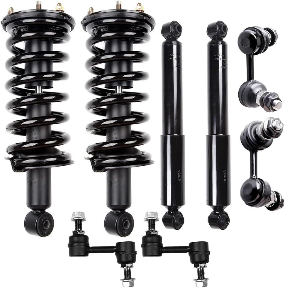 Struts Shock Suspension kit 2005-2015 for Nissan Armada shocks and struts 2004 for Nissan Pathfinder Armada Front and Rear Shock Absorber kit, 8PCS