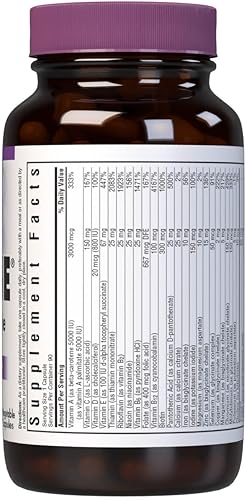 Miniatura 2 de Bluebonnet Nutrition Multi One (con hierro) cápsulas vegetales, suplemento completo de vitaminas múltiples de espectro completo, vitaminas B, sin