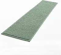 Tapete Passadeira Macarrão Antiderrapante 40x110cm Corttex – Estilo Bolinhas, Cozinha e Lavanderia, Conforto e Segurança (Verde Claro)