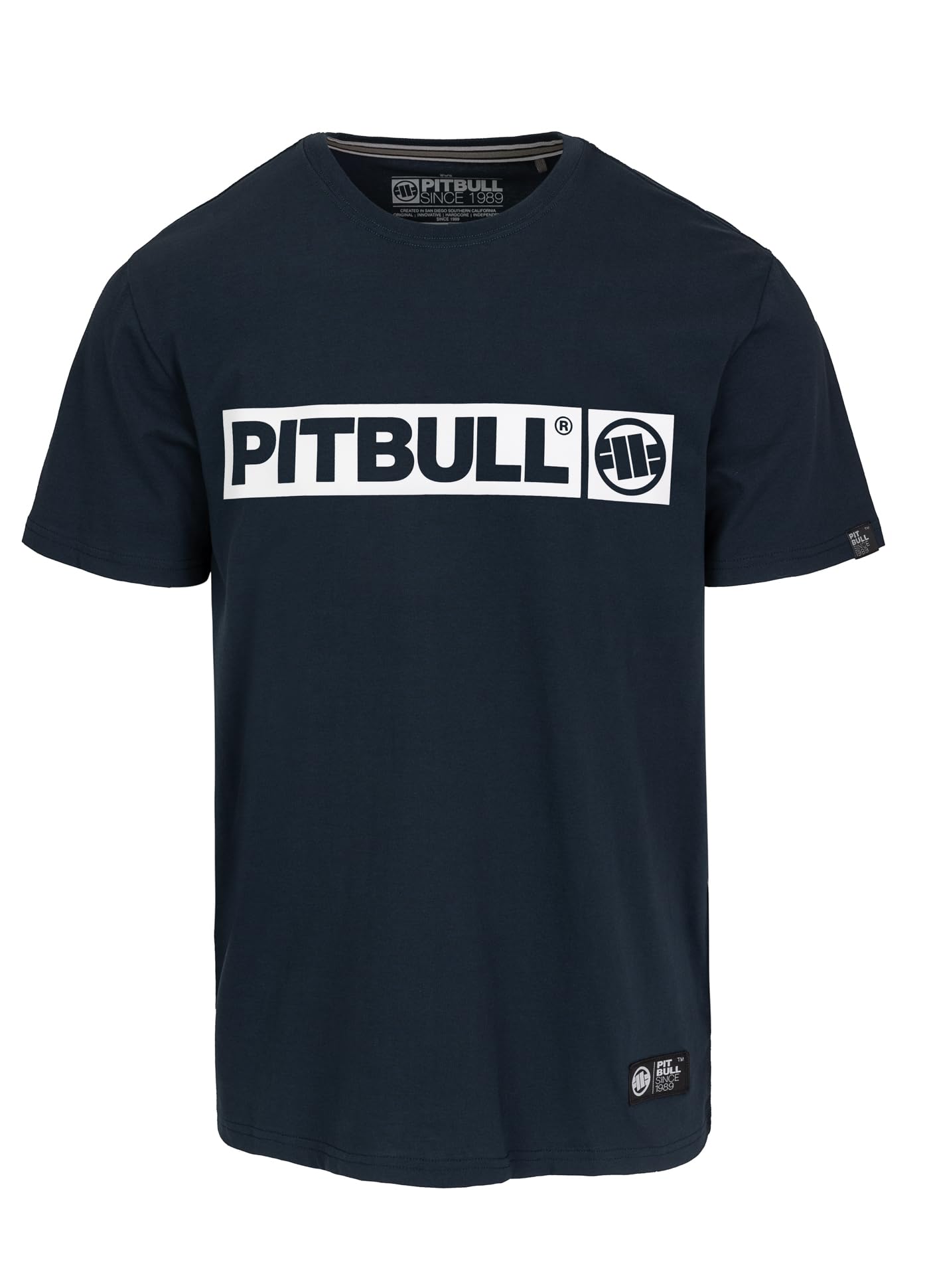 PITBULL - Camiseta Hombre Hilltop, Camisetas Manga Corta Hombre, T-Shirt Corte Regular Clásico, Camisetas Hombre de Algodón, Camiseta Hombre Manga Corta Ideal para el Verano
