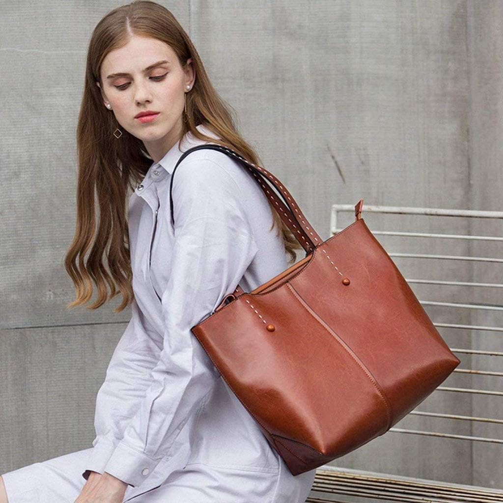 Handbag， Bag ，Retro Large-Capacity Handbags Casual Simple Shoulder Fashion Wild Tote Work Travel