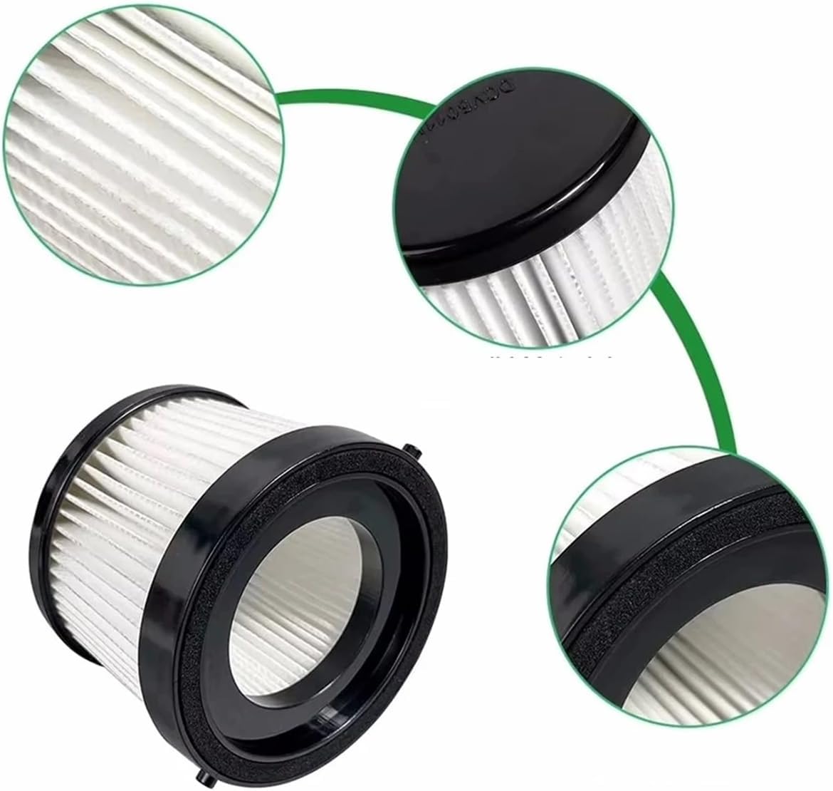 1/2/4pcs Filters，Compatible For DEWALT DCV501HB，Handheld Vacuum Cleaner Replacement Filters(6PCS)