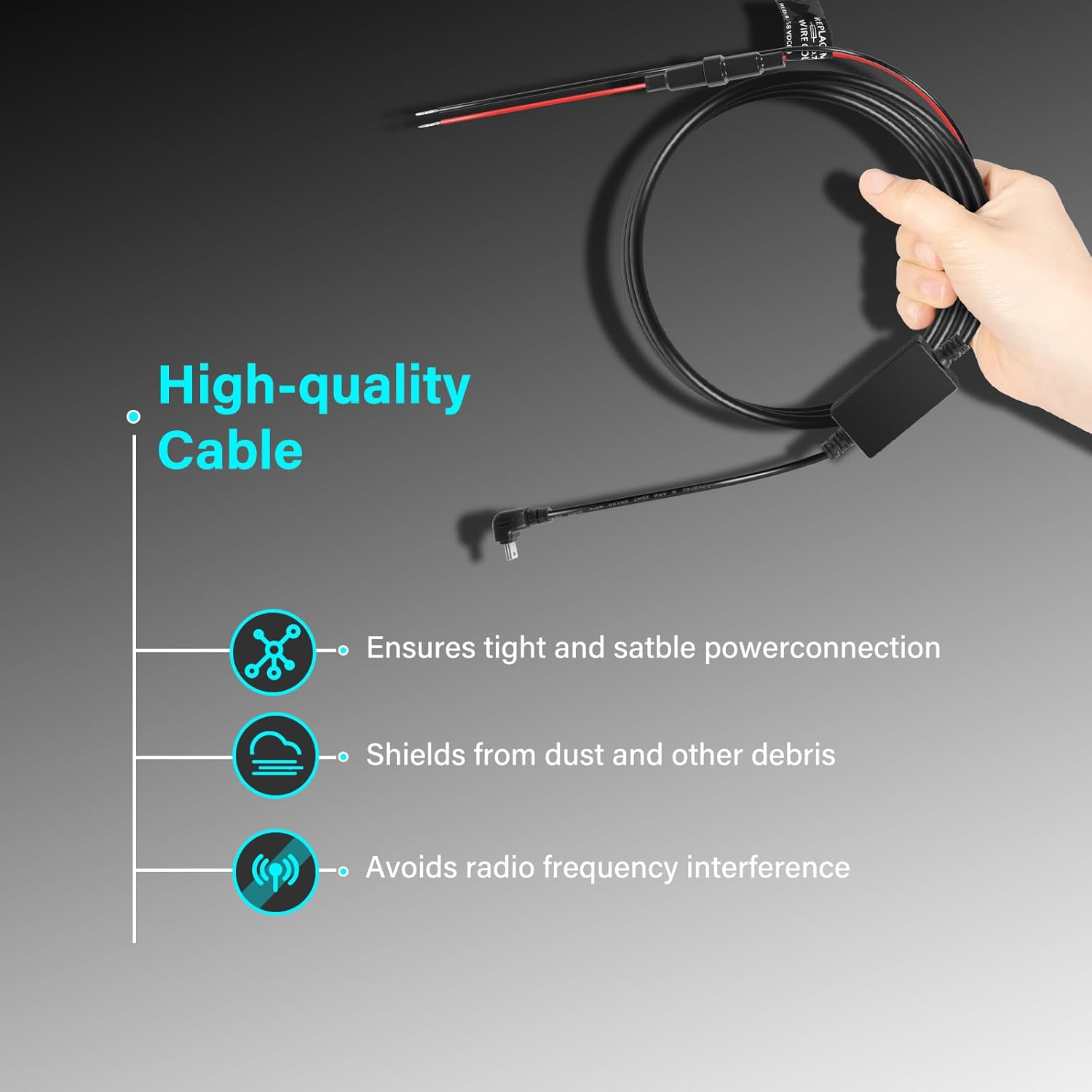 010-11131-10 USB Power Cable with Mini-USB Connector, Compatible with Garmin Approach Series GPS, Approach G3/G5/G6/G7, GLO, GTU10（6.5ft）