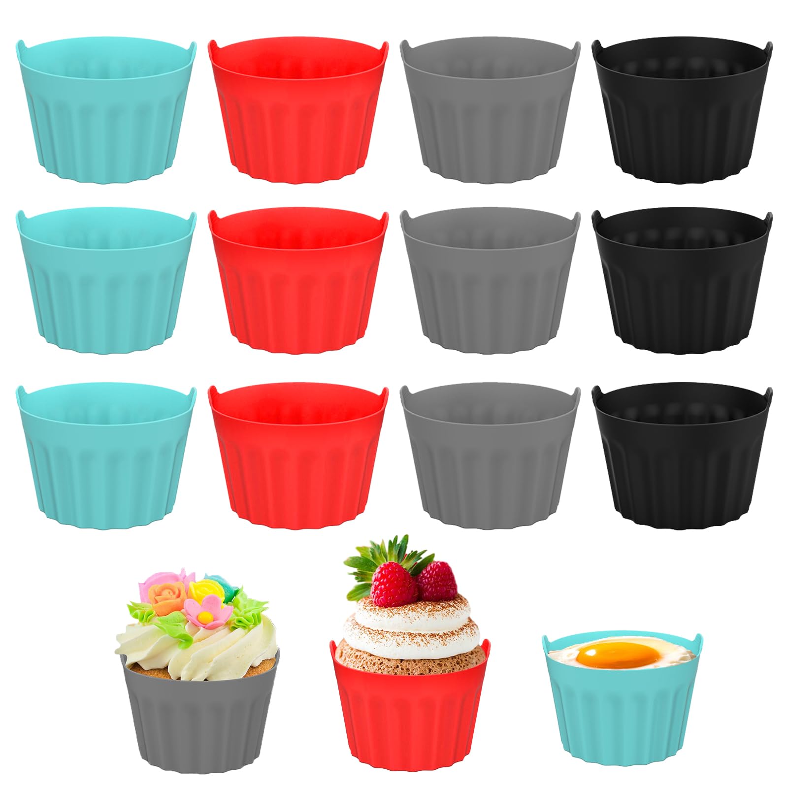 Cupcake/muffin vormen voor bakken in de oven (diverse figuren en