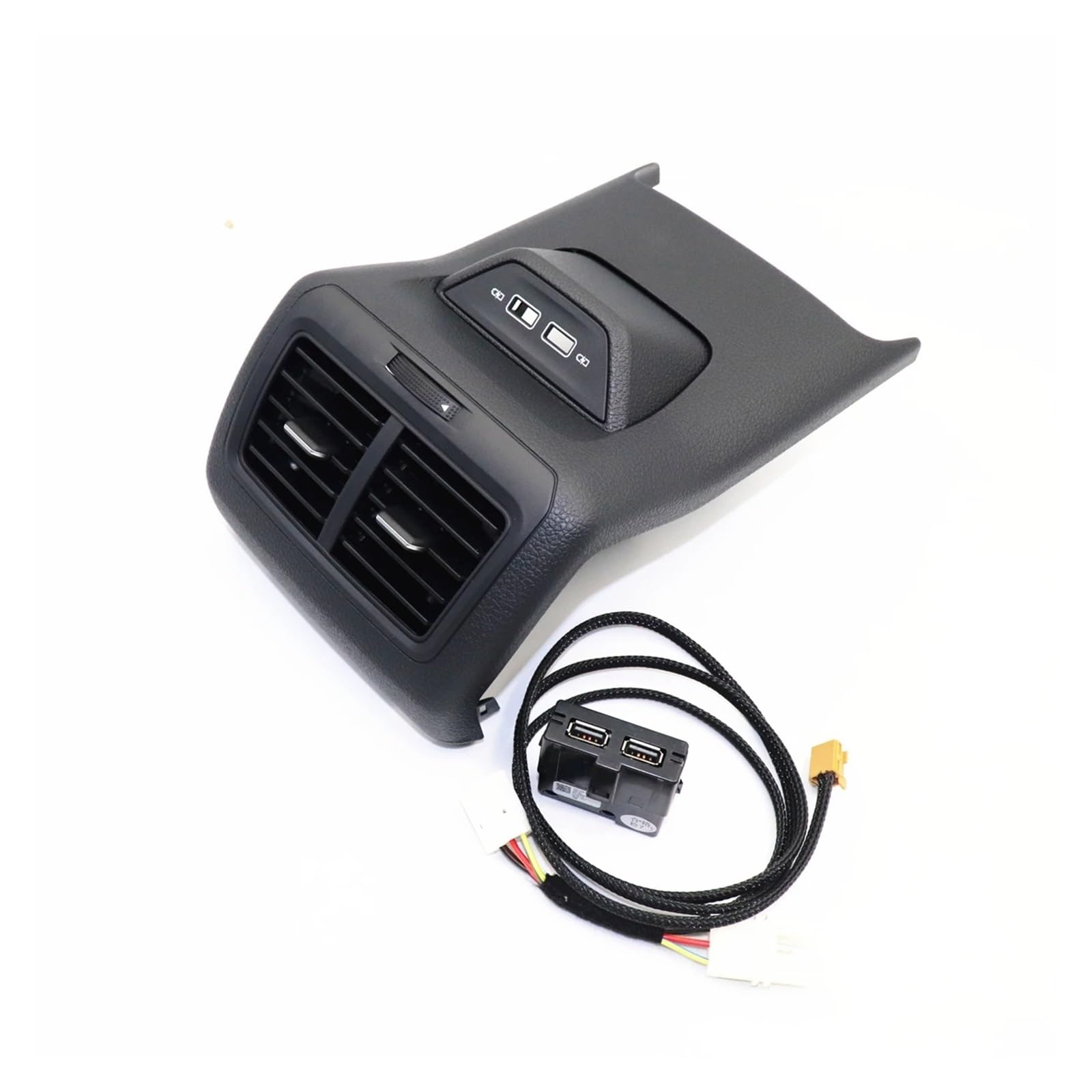 Rear Air Outlet Vent Trim Frame Assembly Center Armrest With USB For Golf 7 MK7 2013-2019 5GG 864 298B 82V Refit Car Air Conditioning Vent(1 SET For No.1)