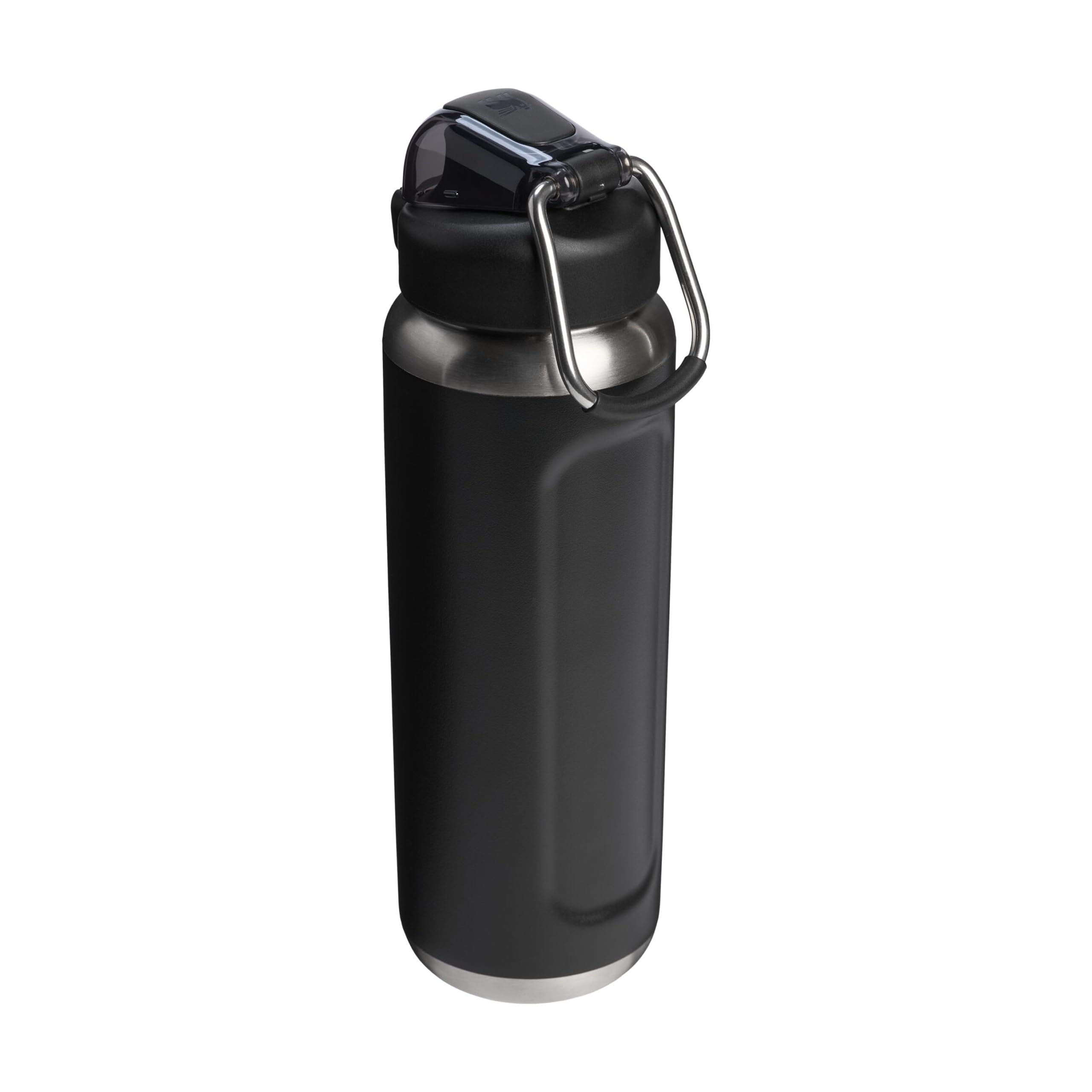 STANLEY 1913 Wellspring Bottle 0.7L - Black 2.0 | 12 Ore Di Freddo - 40 Ore Di Ghiacciata - Senza BPA - Acciaio Inossidabile Riciclato - A Prova Di Perdite