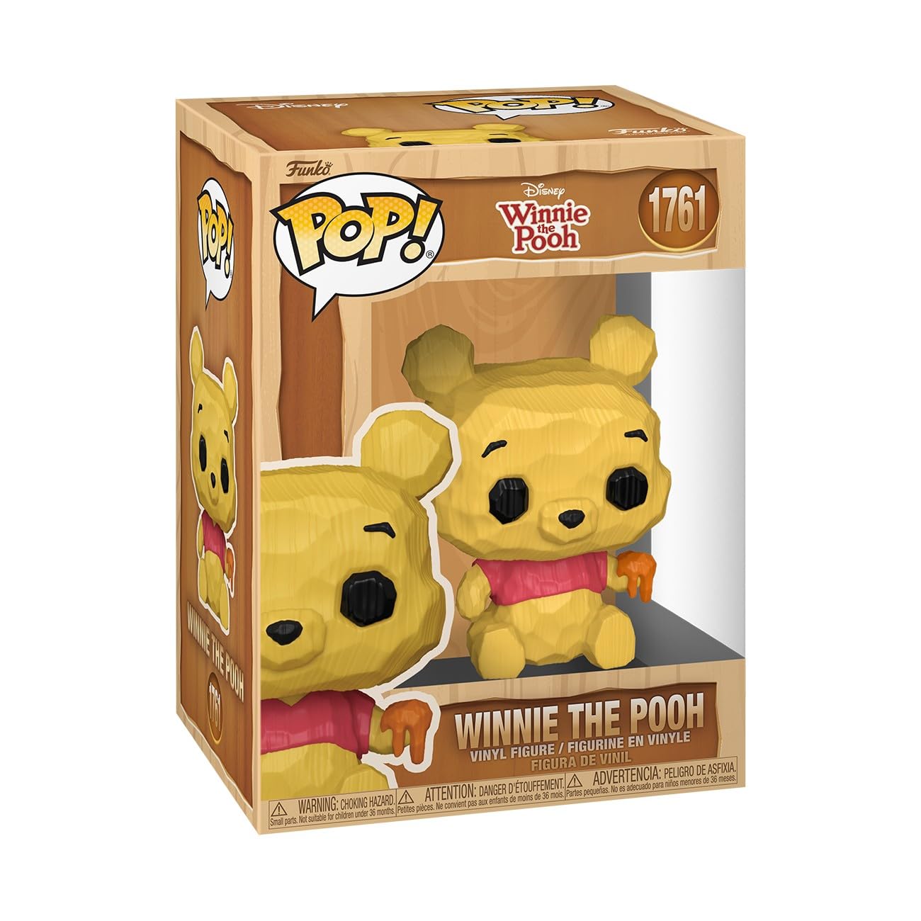 Funko POP! Disney: Winnie the Pooh - Pooh - Whittled - Collectable Vinyl Figure - Gift Idea - Official Merchandise - Toys For Kids & Adults - Model Figure for Collectors and Display