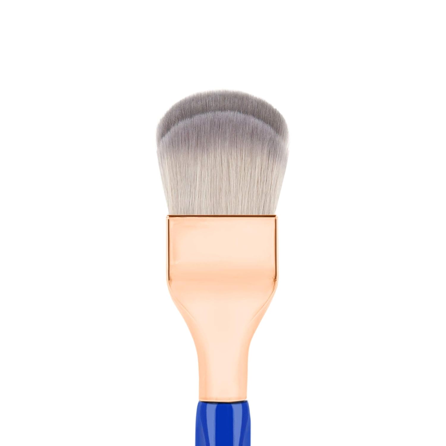 Bdellium Tools Professional Makeup Brush - Golden Triangle 952 Small Rounded Double Dome Blender - With All Vegan and Soft Synthetic Fibers, For Application & Blending (Blue, 1pc)