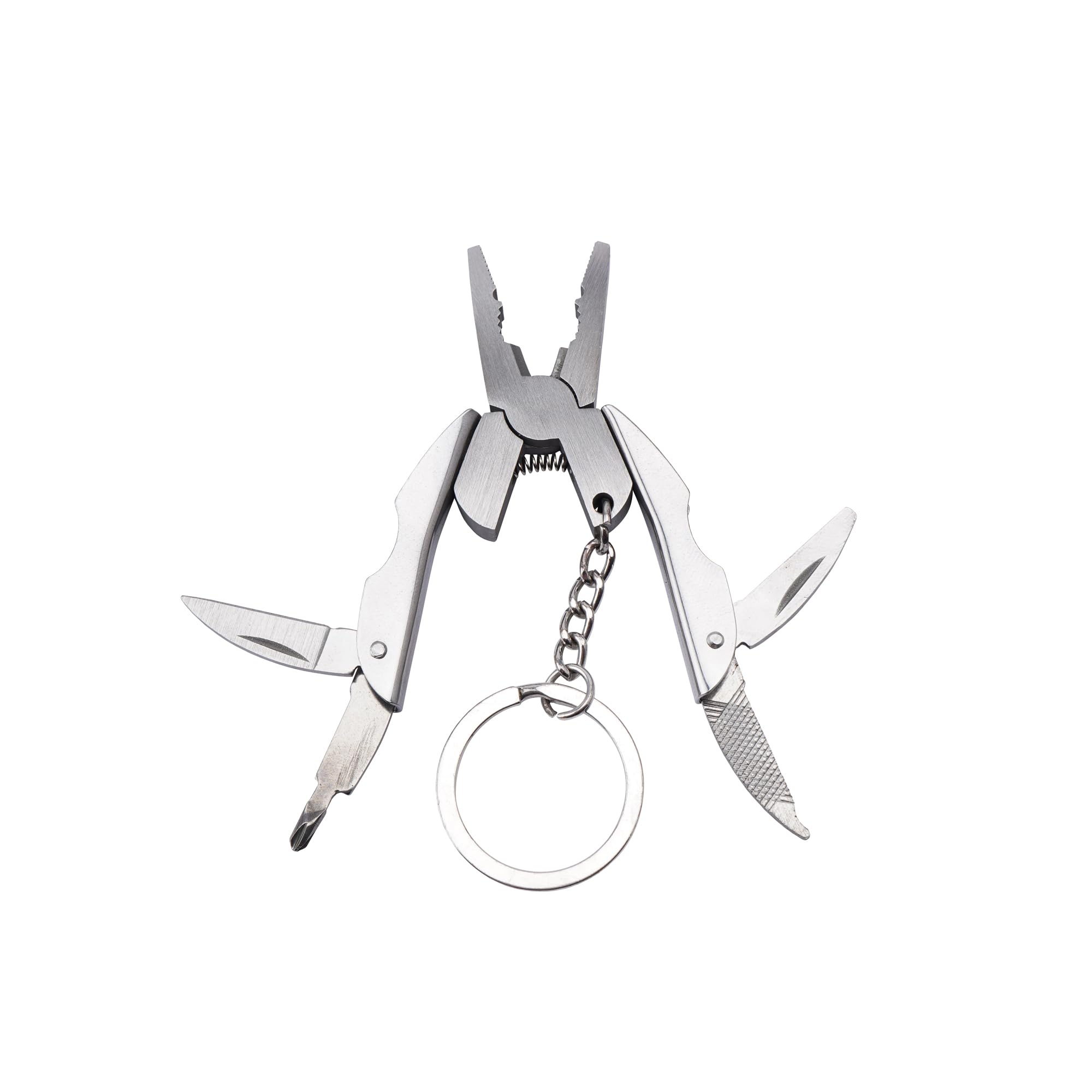 Cgb Giftware | 7-In-1 Mini Hand Multi Tool | Gadget | Includes Pliers, File, Screwdriver | Gift For Him | Gb06921