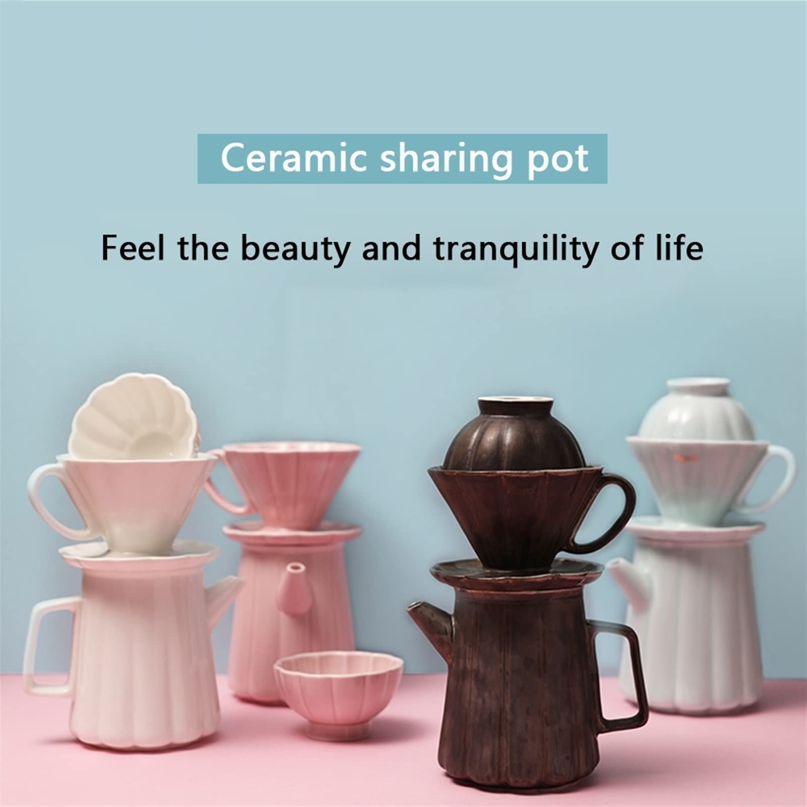 Sos łódź ceramiczny garnek do mleka domowy spieniacz do mleka restauracja przyprawy garnek do kawy wieniec kubek z uchwytem masło syrop garnek 450 ml pojemnik na dressing sałatkowy (kolor: B)