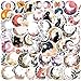 Moon Stickers |50Pcs Moon Flower Waterproof Vinyl Decals
