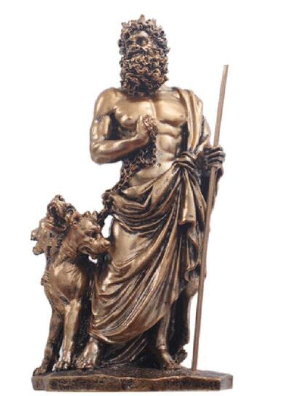 古代神話3つの地獄の犬彫像冥王ハーデスモデルキャラクター彫刻戦士騎士 古銅製 古代神話3つの地獄の犬彫像冥王ハーデスモデルキャラクター彫刻戦士騎士 古