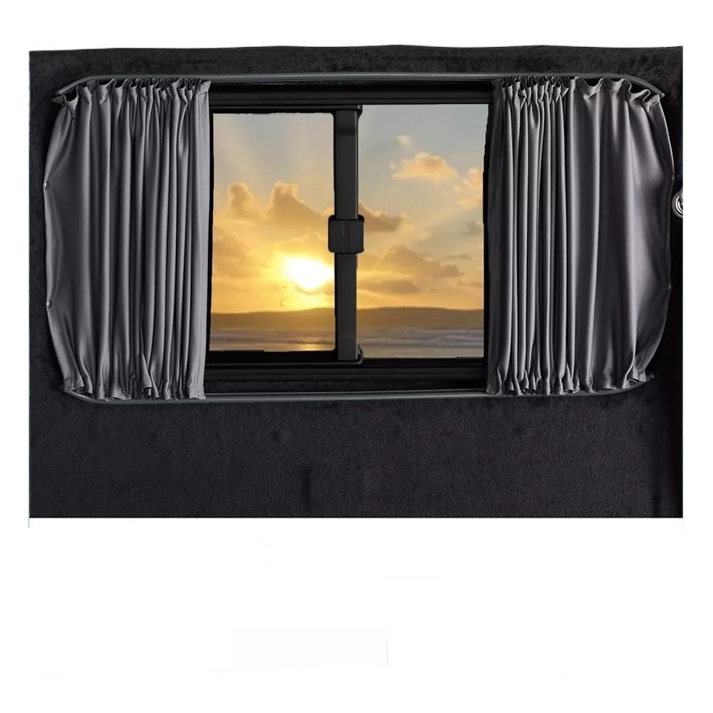 Rideau Voiture,Rideau Van Aménagé Kit De Rideaux Universels for Camping-Car, Caravane, Utilisation Adaptée pour Ford, Volkswagen T5/T6(1Pc 60x47cm)
