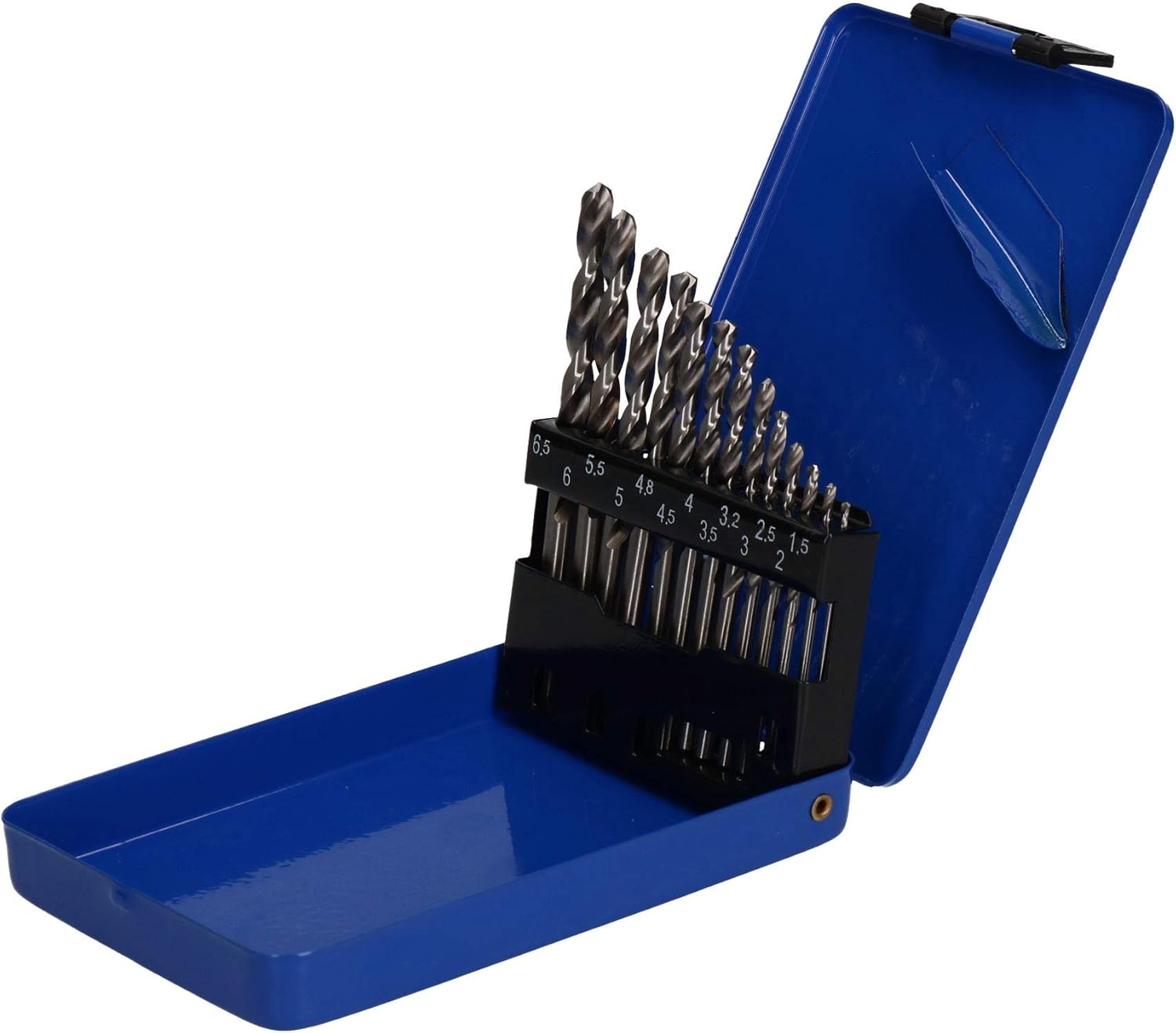 13pc Engineering HSS Drill Bit1.5-6.5mm 135 Deg Split Point Ground 6542 TE790