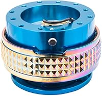 Vista 6 de NRG Innovations SRK-210BK/BK Kit de liberación rápida (cuerpo negro / anillo pirámide negro)