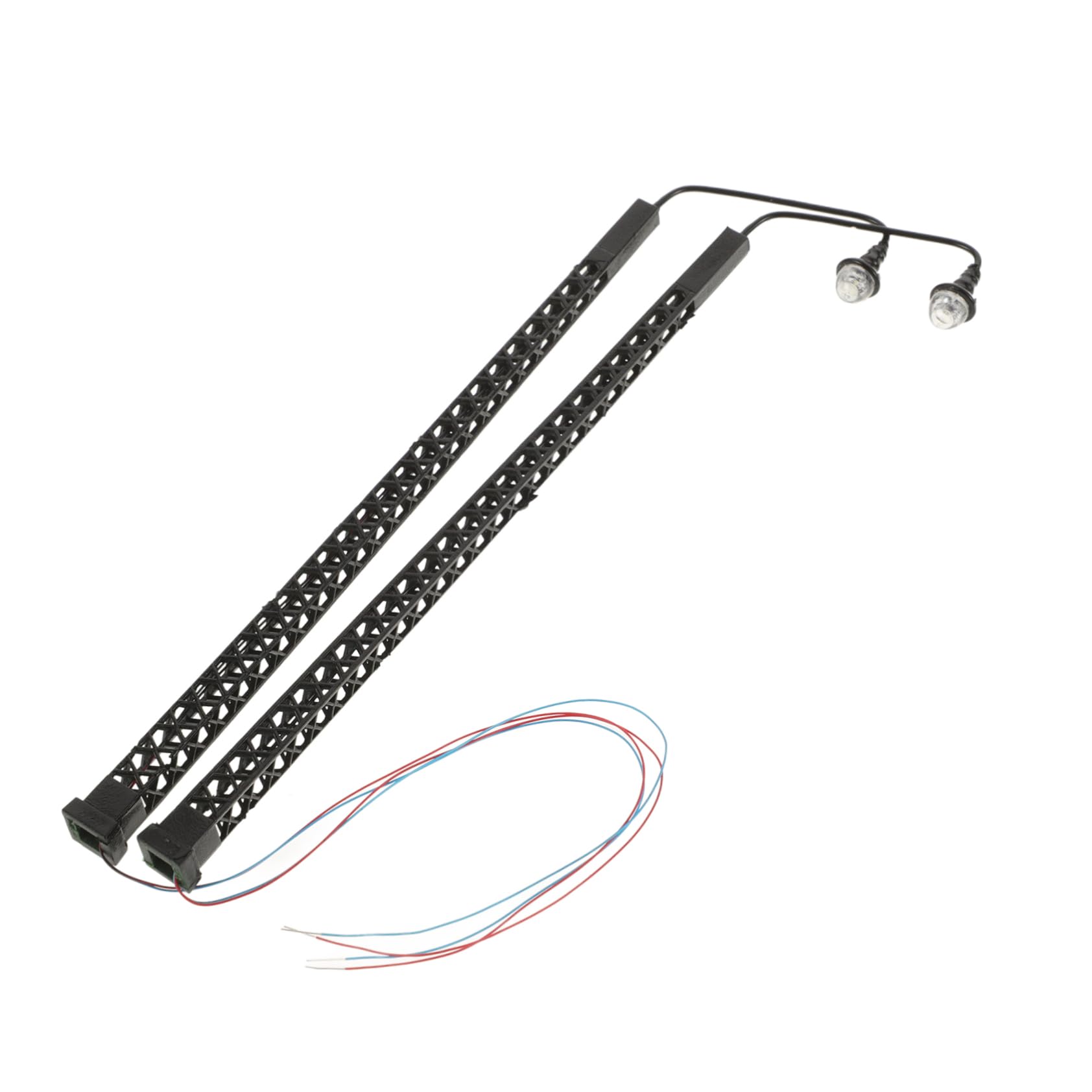 Hohopeti 2pcs Miniature Train Model Railroad Light for Table Decor Model Train Scenery DIY Kit