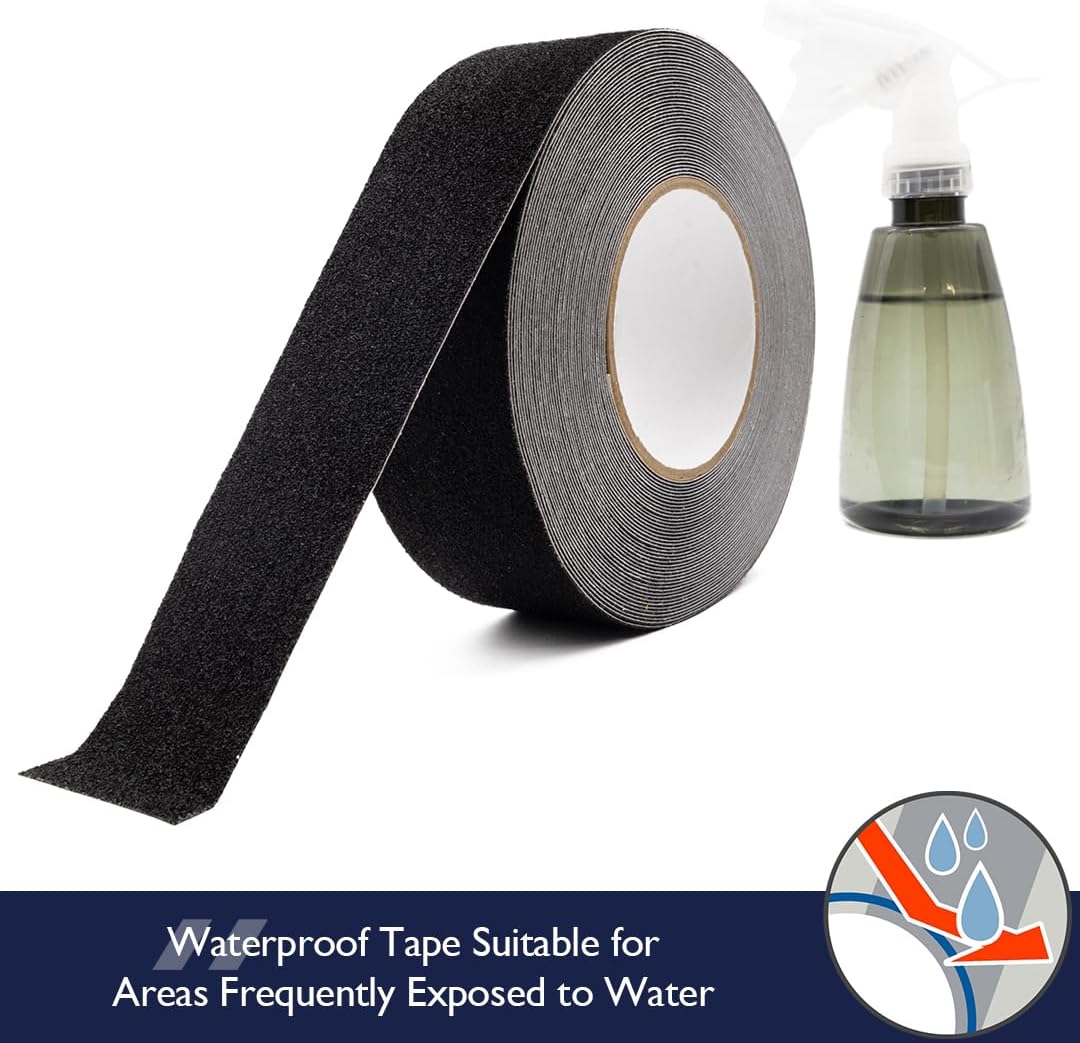 Heskins LLC Black Standard Anti Slip Grip Tape Rolls 8''x60ft