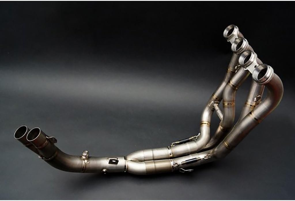 Exhaust Manifold Bodis MF4-014, Manifold-Set Full-Titan with Catalyst-Alternate-Pipe for MV Agusta F4 1000 Ago | MV Agusta F4 1000 CC | MV Agusta F4 1000 Monza | MV Agusta F4 1000 R | MV Agusta F4