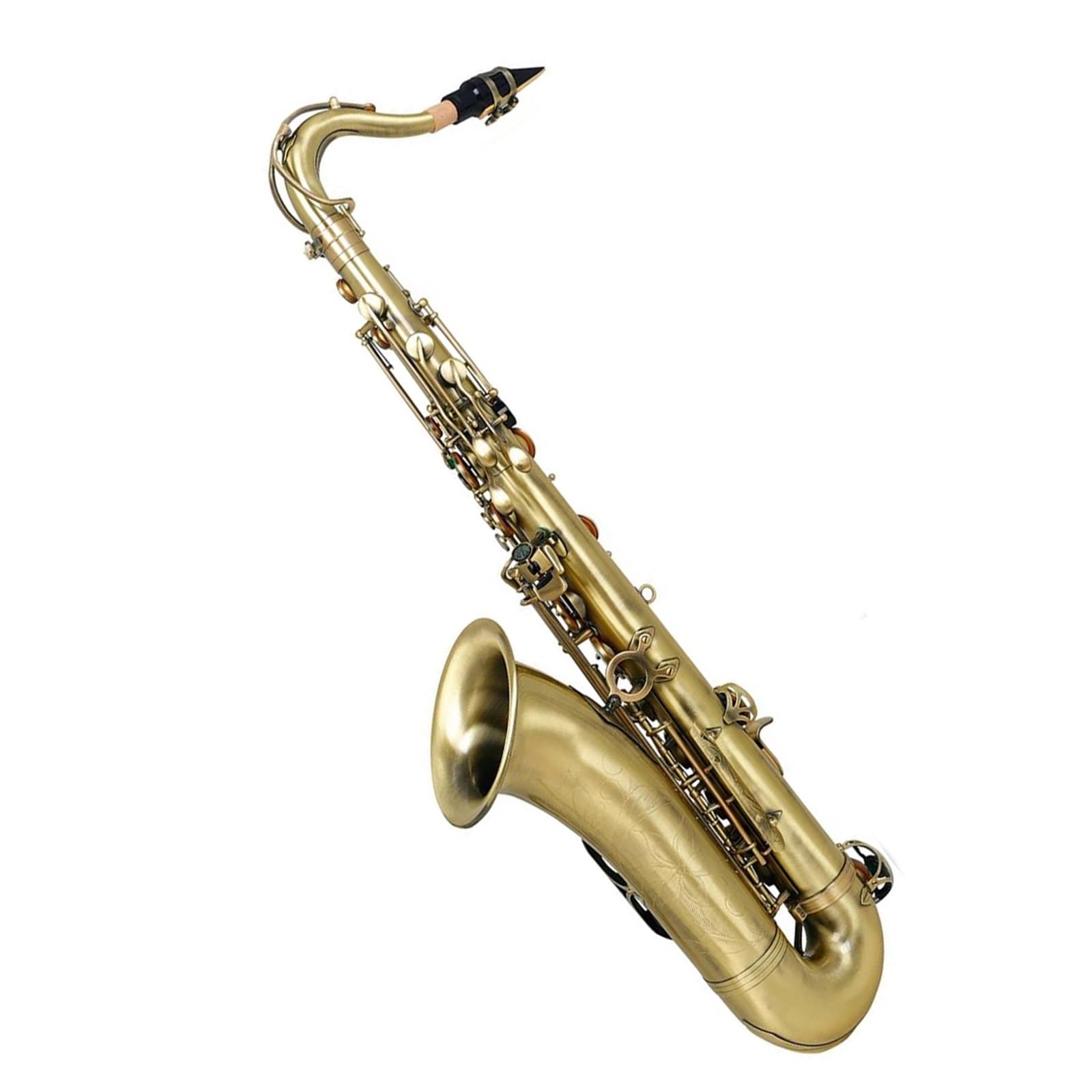 Saksofon Profesjonalny Zestaw saksofonu tenorowego w stroju Bb Profesjonalny instrument dęty blaszany W zestawie ściereczka do czyszczenia rękawiczki stroiki ustnik