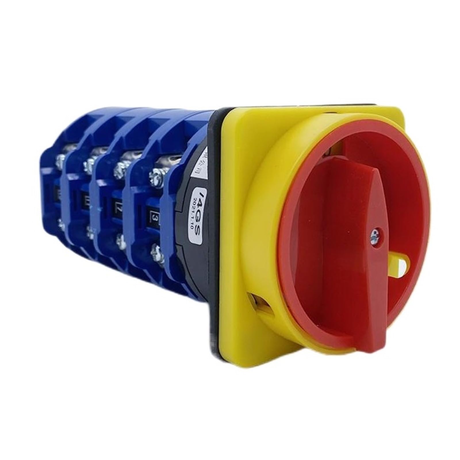 YWZVBSDCS LW26GS-125/4 OFF-ON 2/3 Positions Lockable Handle Four Poles Changeover Selector 690V 125A Padlock Panel Rotary Cam Switch(102)