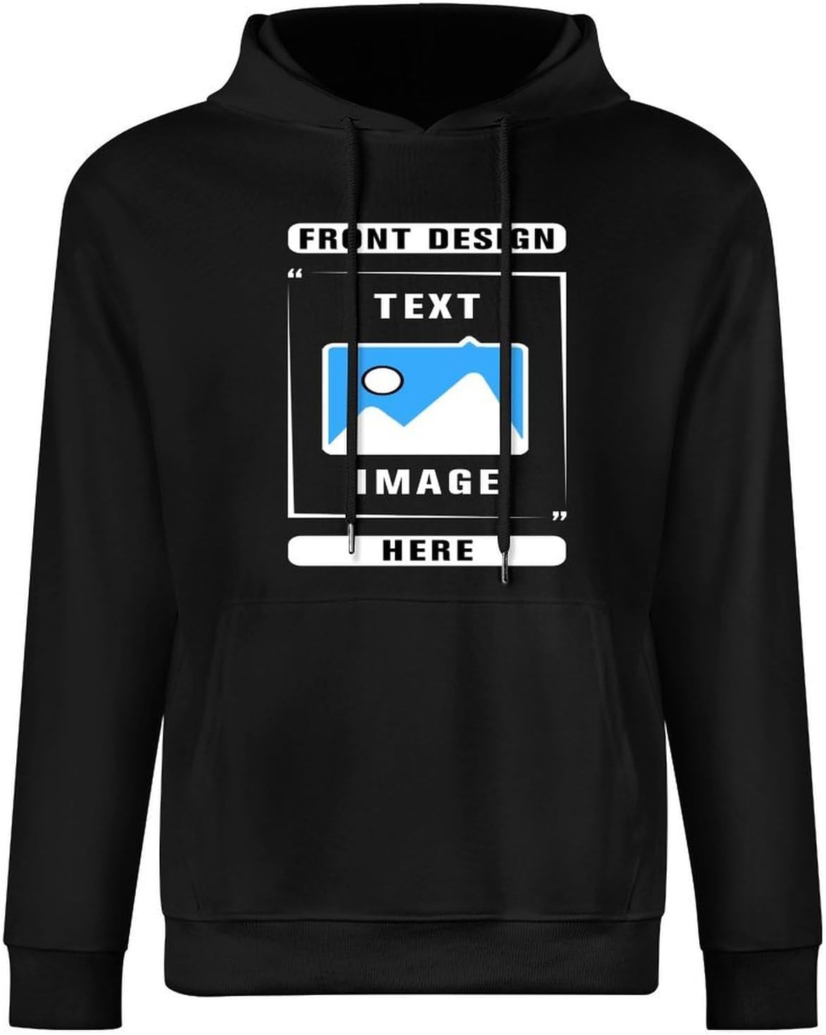 ANMASEVEN Custom Hoodies for Men Women, Custom Hoodie Design Your Own Personalized Sweatshirt Print Picture Front/Back