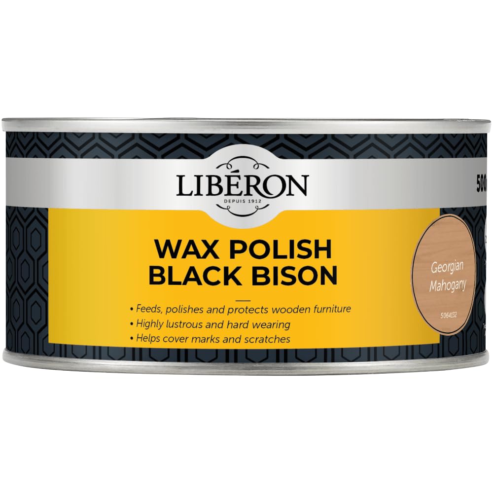 Libéron Georgian Mahogany Liberon Wax Polish Black Bison (Paste) 500Ml