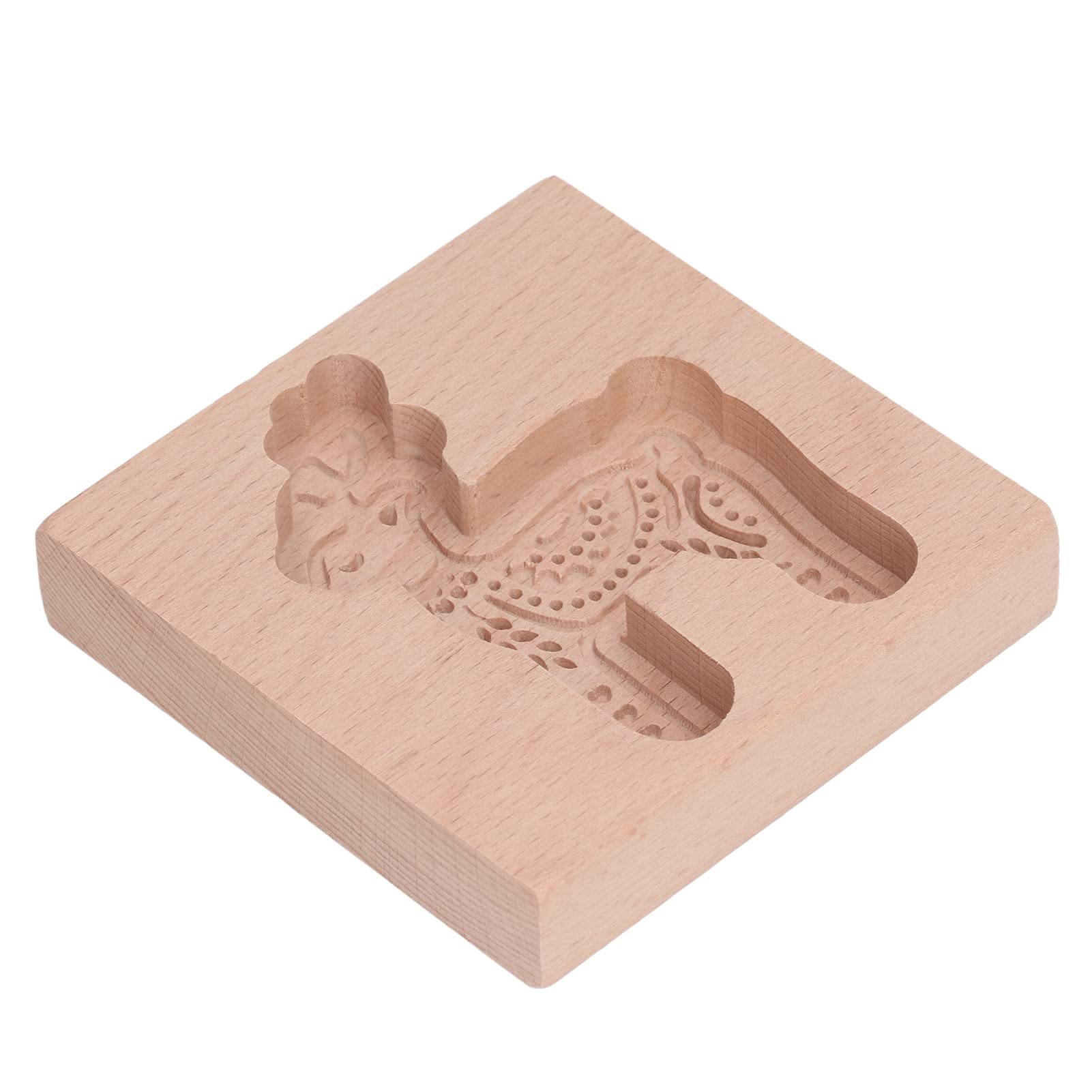 Keksausstecher, Plätzchenformen aus Holz, Kekse, Keksform, geschnitzte Plätzchenausstecher, Küche, Lebkuchen, Pressstempel, Prägeform, kleines Rehkitz