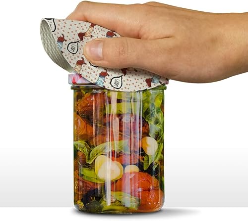 Miniatura 2 de Woof Goes the Wieners Dachshunds Perros en suéteres Patrón redondo de goma antideslizante Tarro agarrador tapa abridor