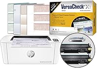 Vista 1 de VersaCheck HP Laserjet M110 MXE MICR Check Printer X1 Gold Check Printing Software Bundle