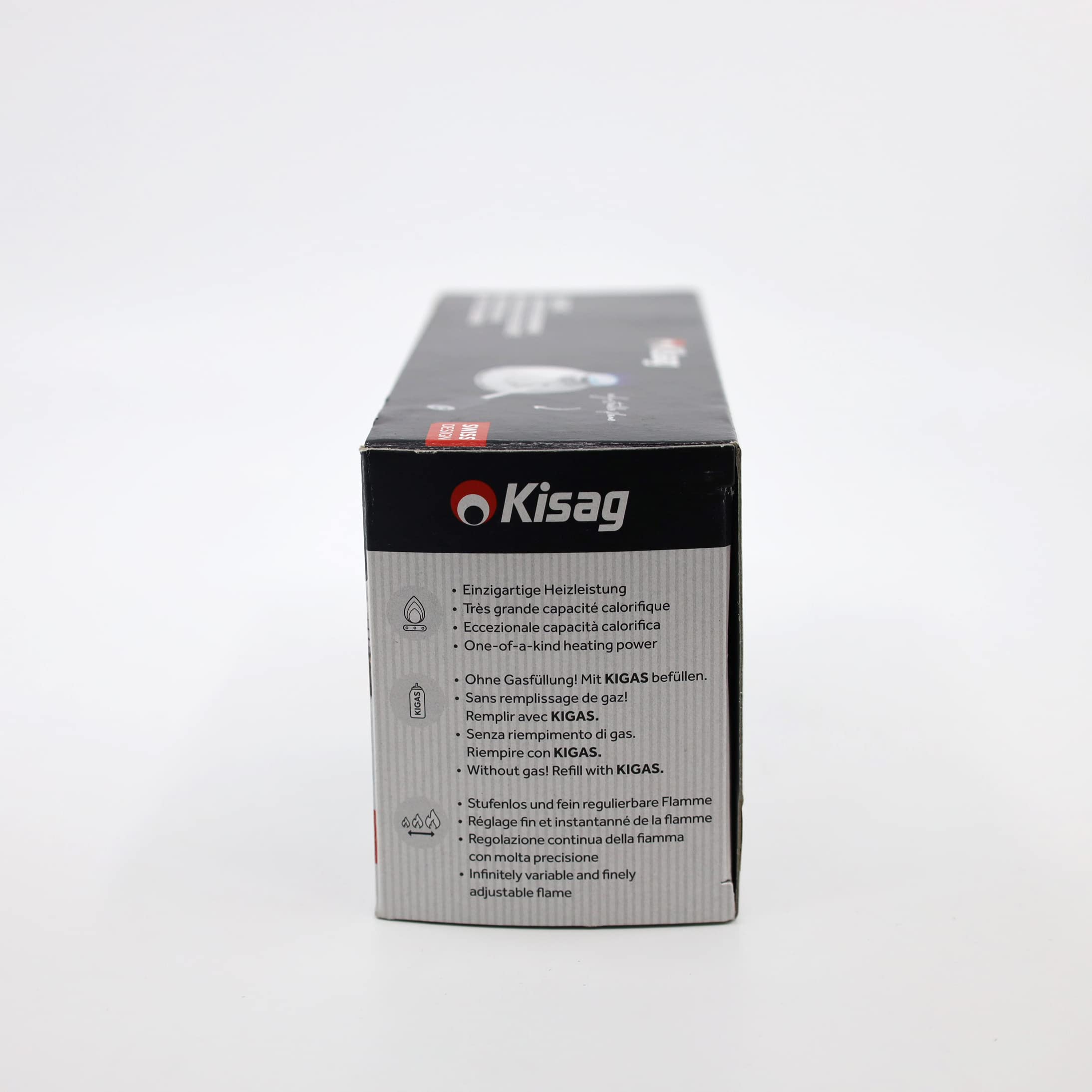Kisag Brûleur à gaz de sécurité 1 KW pour Tous Les réchauds à fondues, Supports et kigas - Recharge de gaz de Rechange - 400 ML