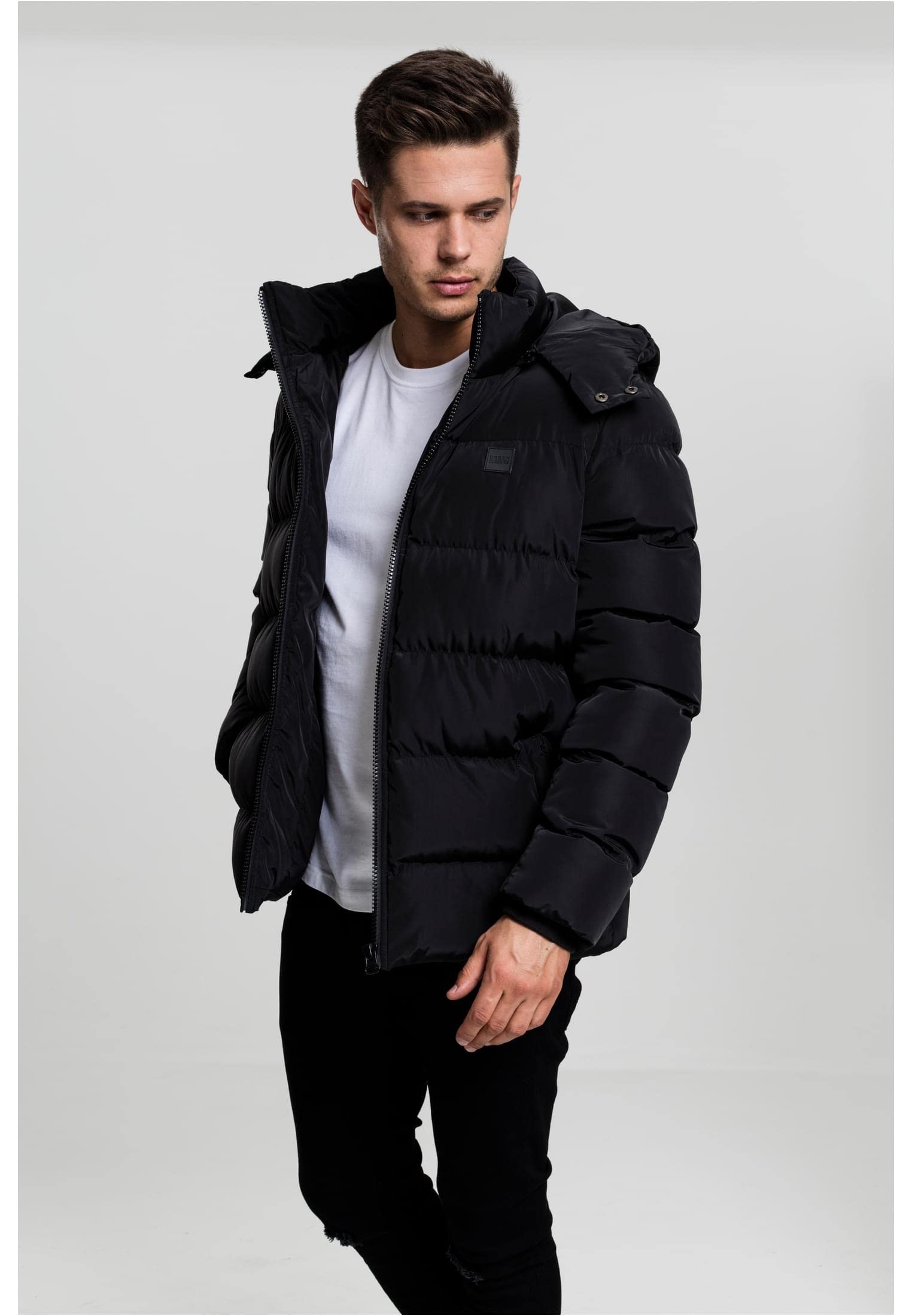 Urban Classics Herren Hooded Puffer Jacket