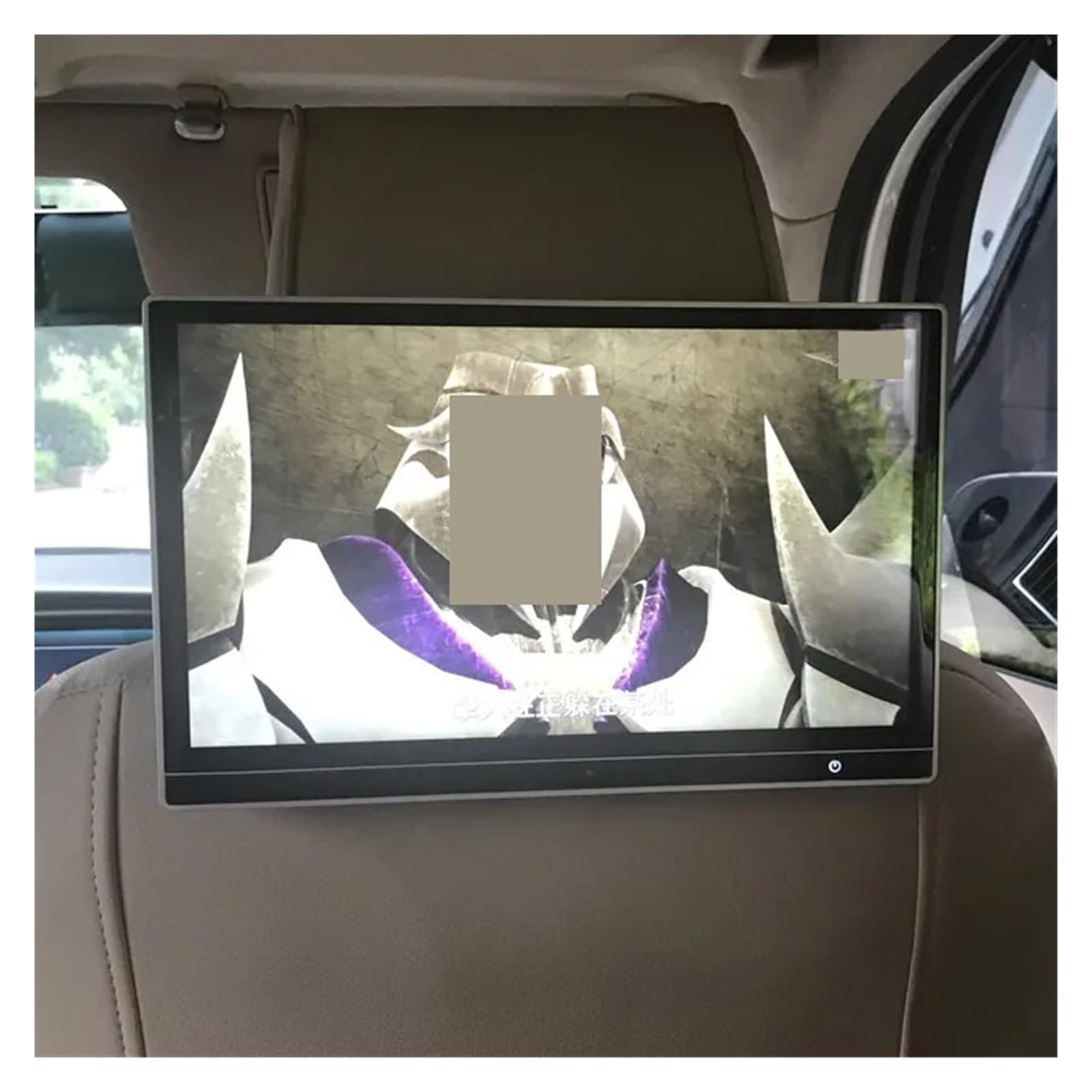 Moniteur D'appuie-tête De Voiture Tactile IPS 12,5 Pouces Lecteur Vidéo 4K Télécommande De Jeu WiFi HDMI IR AV FM USB RAM 2G/32GB ROM(2 pcs)