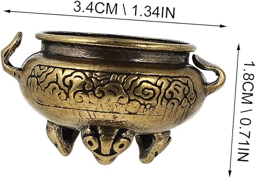 Miniatura 4 de STOBOK Quemador de incienso, palo de incienso, soporte para tetera, incensario, quemador de cono de incienso, soporte de bobina de cono, quemador de