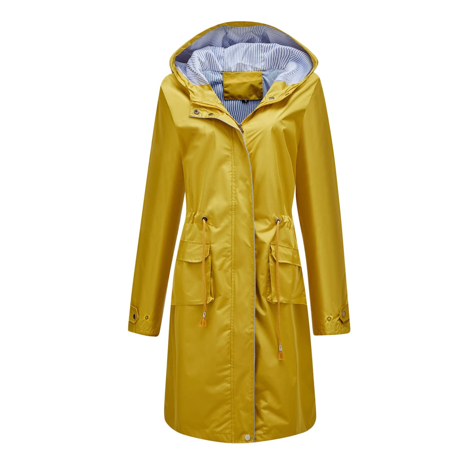 Cappotto Impermeabile Invernale Lungo In Poliestere Donna Pfc 2026 Zpperhooded Giacca A Pelliccia Elegante Con Cappuccio Trekking Estiva Windbreaker Jacket Ciclismo Pioggia Giubbotto