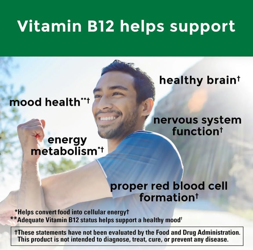 Nature Made Energy B-12 Dietary Supplement Gummies (Pack of 6)