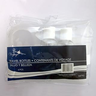 Kit de viaje vacío de 6 piezas Botella Conten...