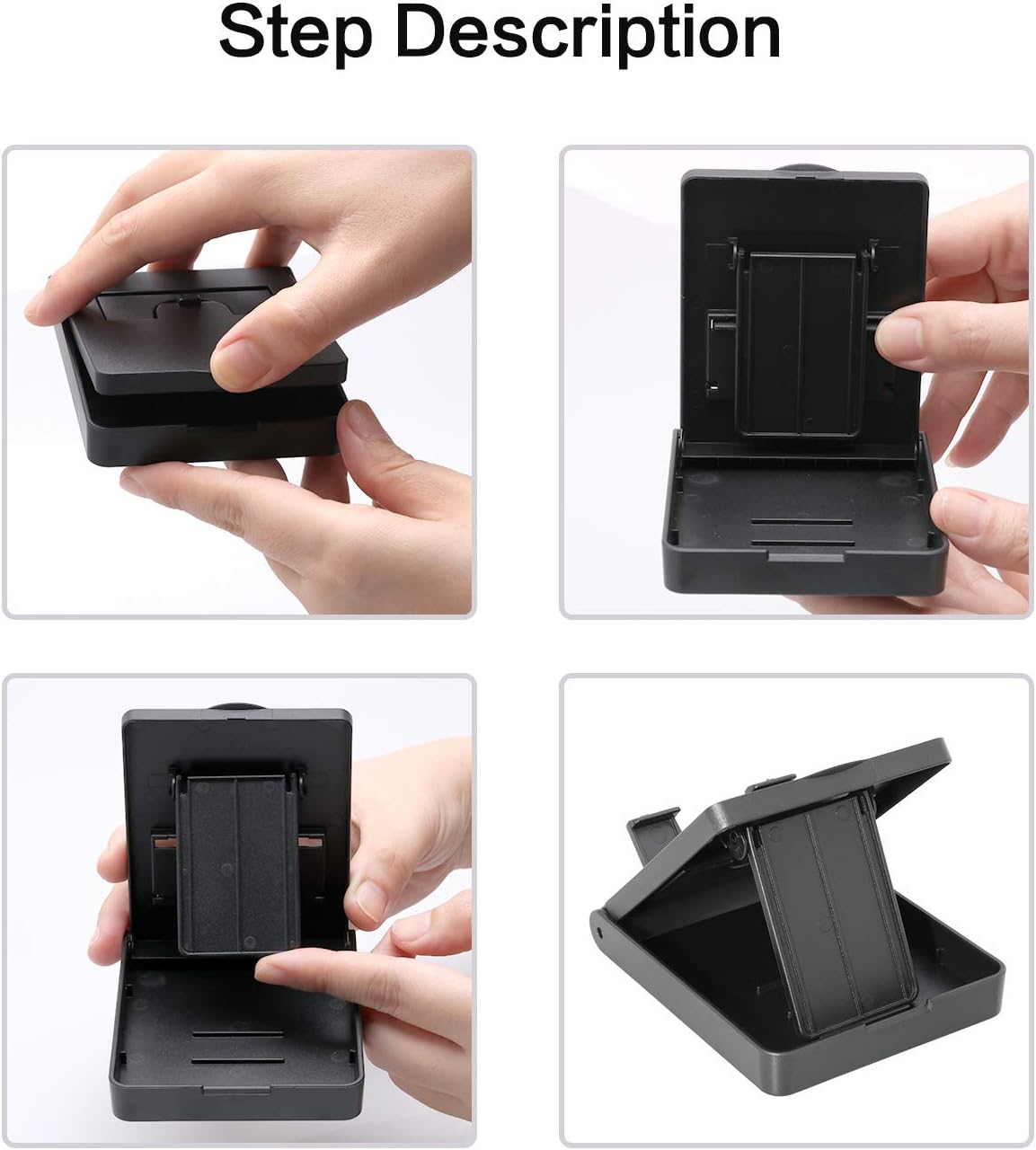 ECHZOVE Switch lite Holder, Adjustable Stand for Switch lite, Portable Switch Light Stand - Black - Image 5