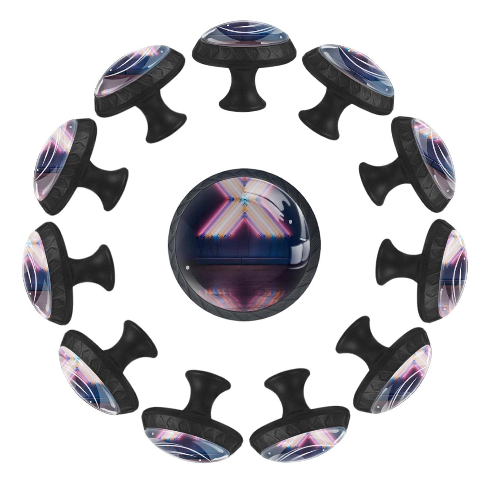 Boutons de tiroir ronds lumineux pour commode de chambre bébé