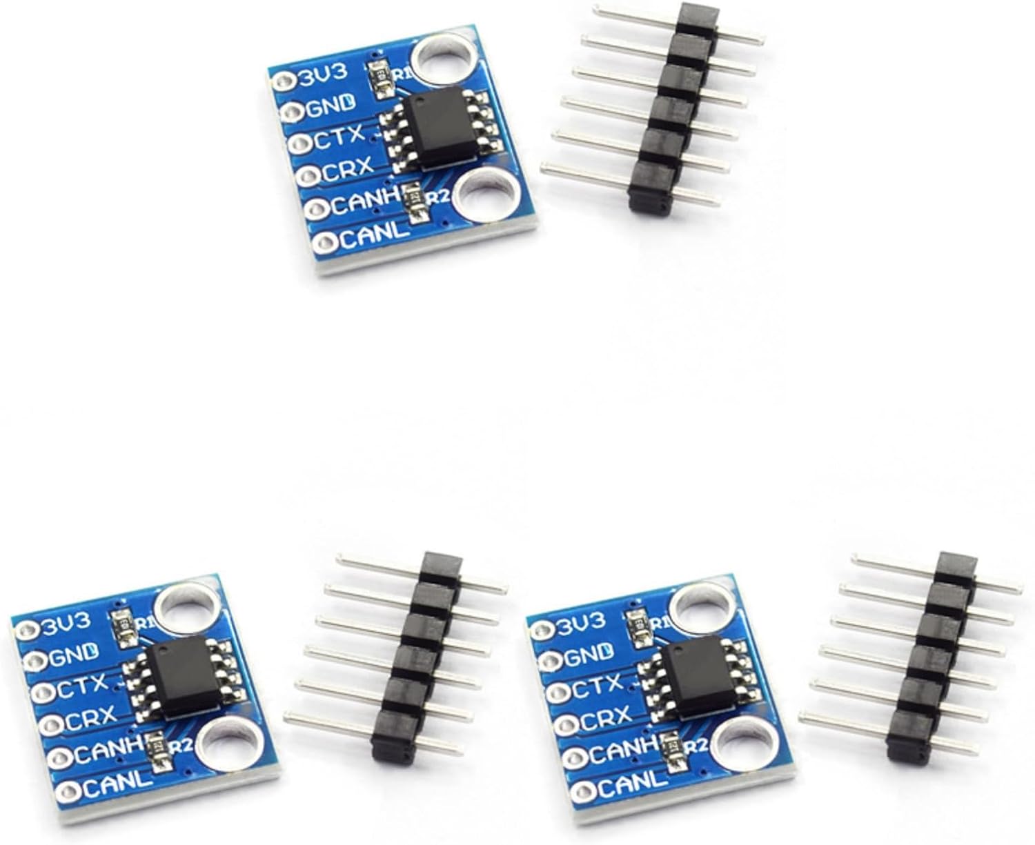 3Piece / 1Piece CAN Bus Transceiver SN65HVD230 for Boards with Differential Signals Transmission ISO11898 Compatible CAN Bus Module