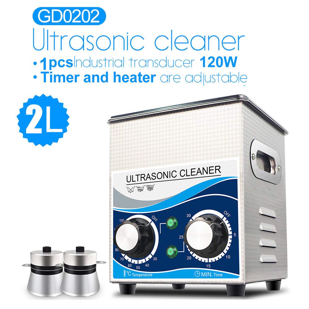 Limpiador ultrasónico Profesional de 2L/3,2L, Limpiador ultrasónico para baño, Limpiador de Joyas con Temporizador Digital, para Gafas/Joyas/Relojes/dentaduras postizas/Diamantes, etc., Uso comercia