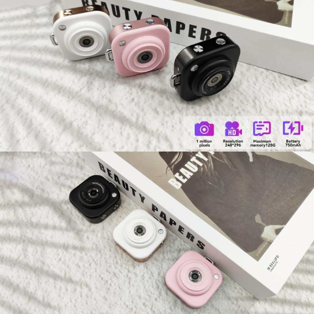 Q16 Mini Camera with 2.01Inch Screen and 32GB Memory Card 100MP Resolution