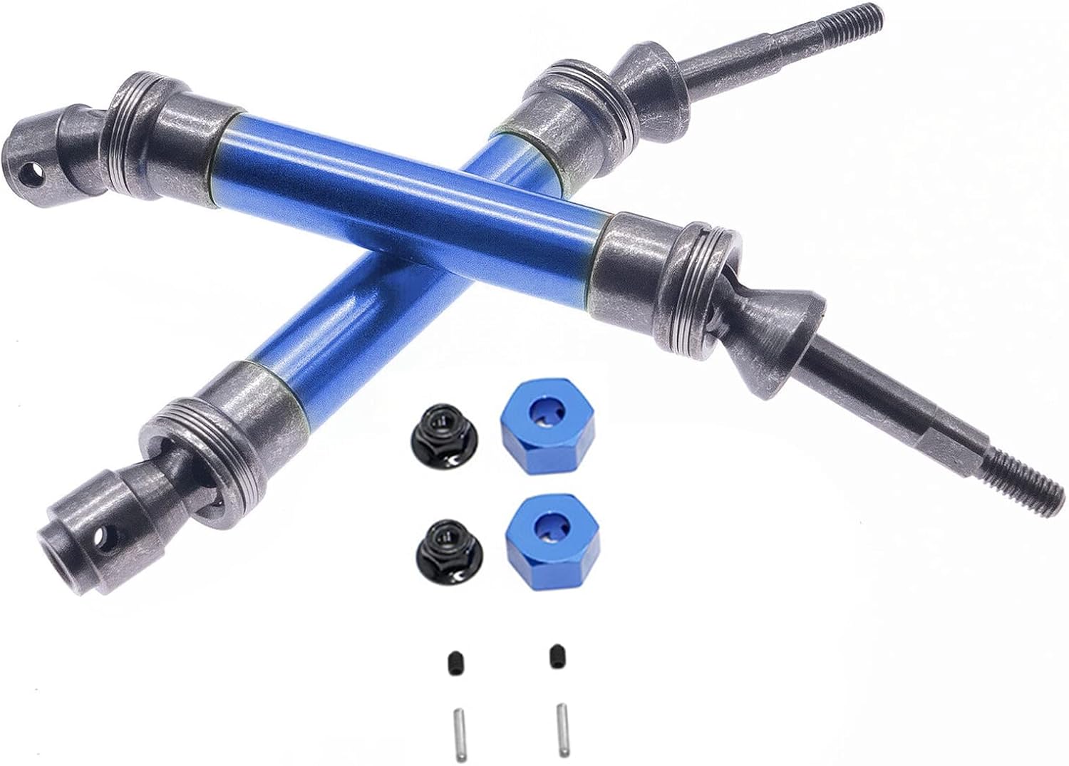 2X Alloy Front/Rear CVD Drive Shaft for RC Car 1/10 ECX 2WD Series Hop-ups uAccessories US