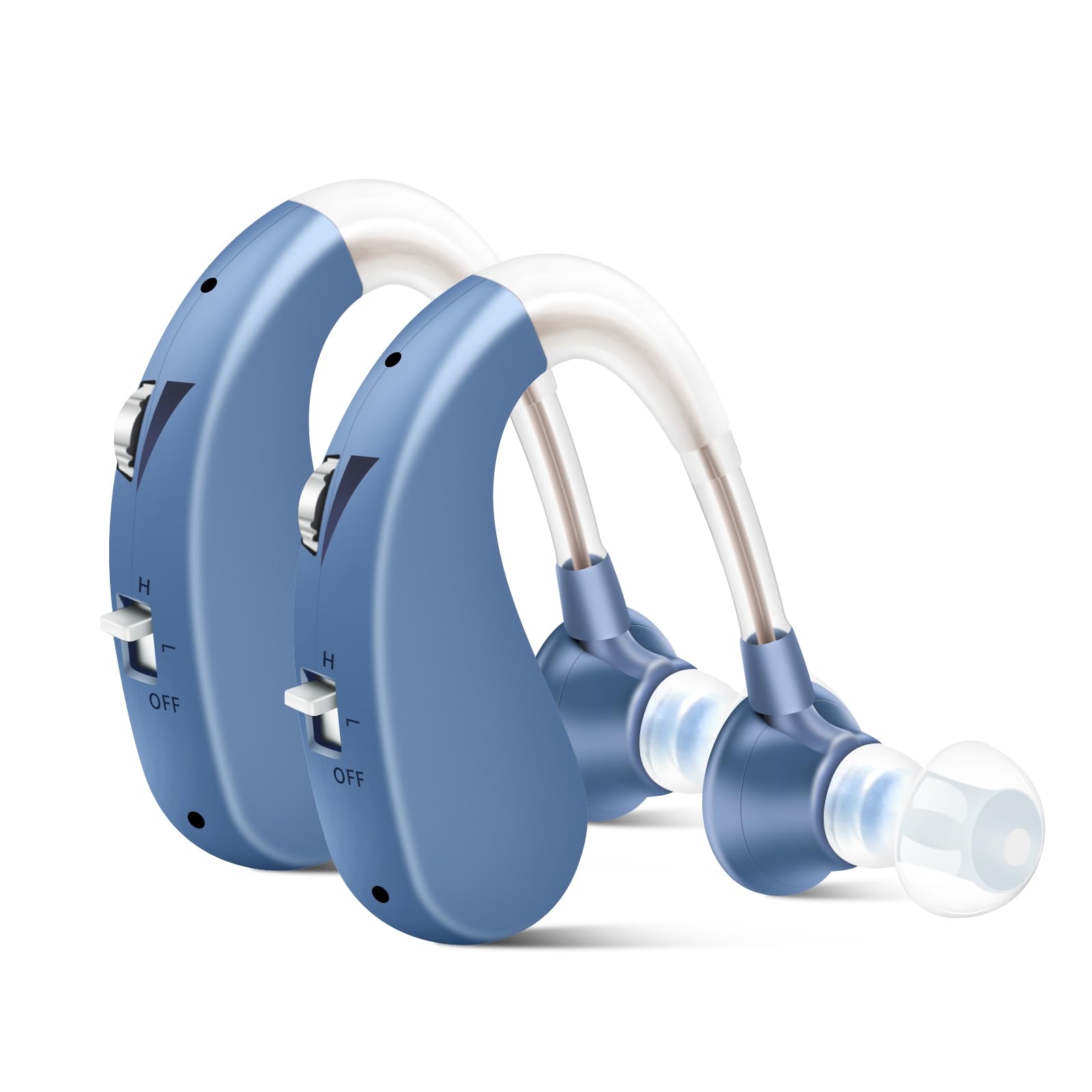 Britzgo Portatile facile da usare ricaricabile lunga durata della batteria qualità audio ad alta risoluzione funzione di riduzione del rumore (Blu Coppia)