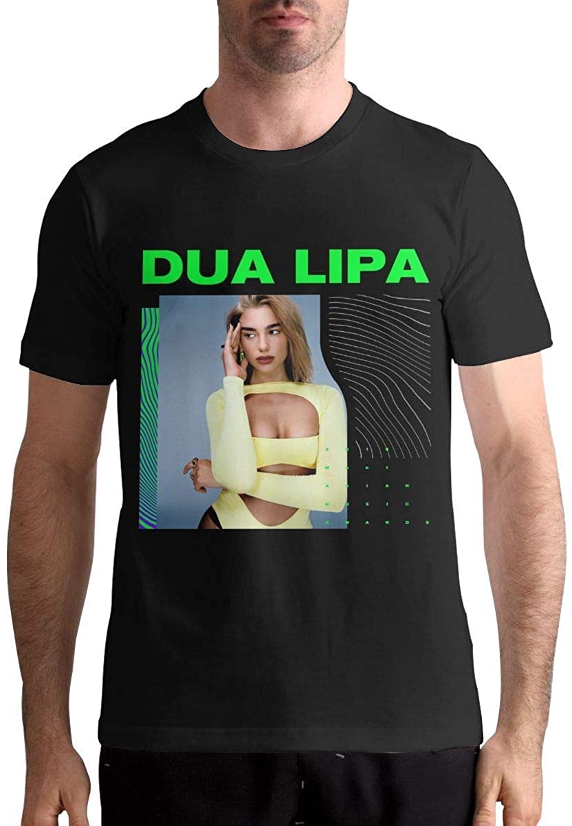 Dua Lipa Shirt Men's Short Sleeve T-Shirt Crew Neck Tee Shirts